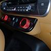 Air Conditioning Ring Decorative Cover For Tuning Hyundai Palisade LX3 2025 2026 Aluminum Red Blue Black Interior Accessories