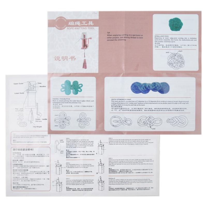 Manual French Knitting Machine Household Knitting Mill Machine Knitting Mill Machine for Knitting Bracelets Braiding
