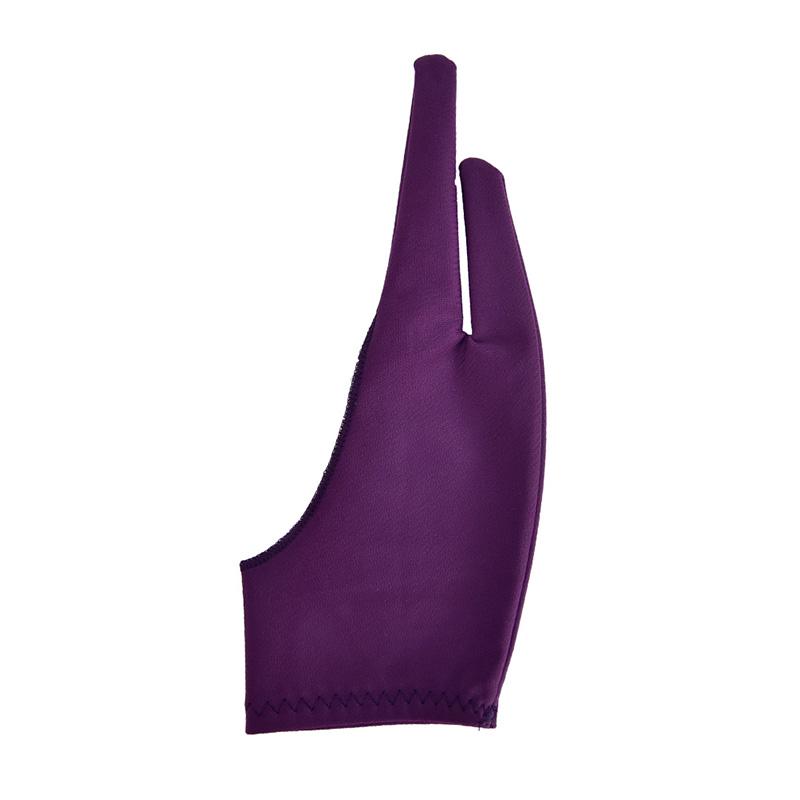 1 шт. противообрастающие перчатки с двумя пальцами для художественного рисования и графического планшета с ручкой