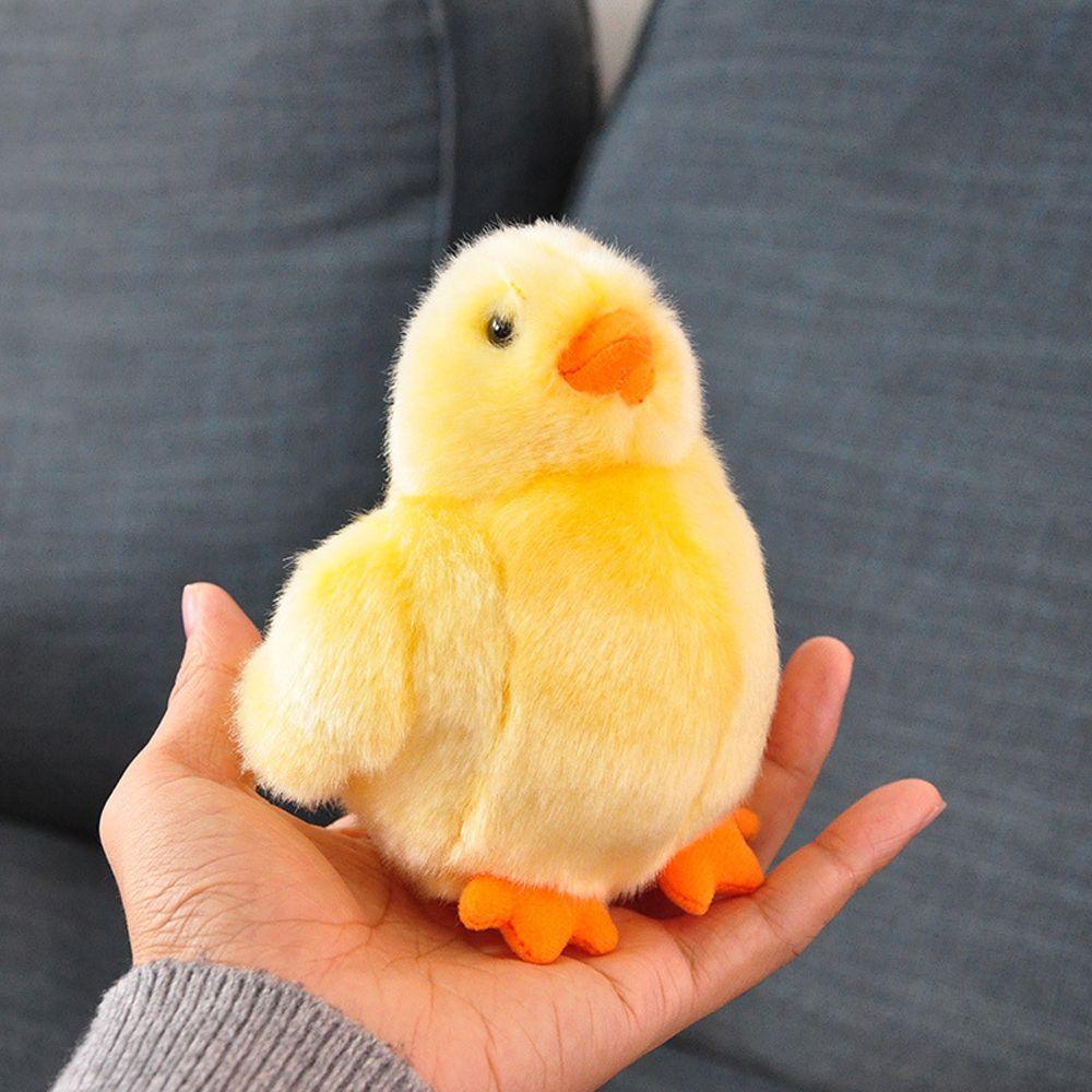 Animals Lifelike Duck Doll Simulation Chick Doll Yellow Duck Plush Toy Little Chick Duck Plush Toy