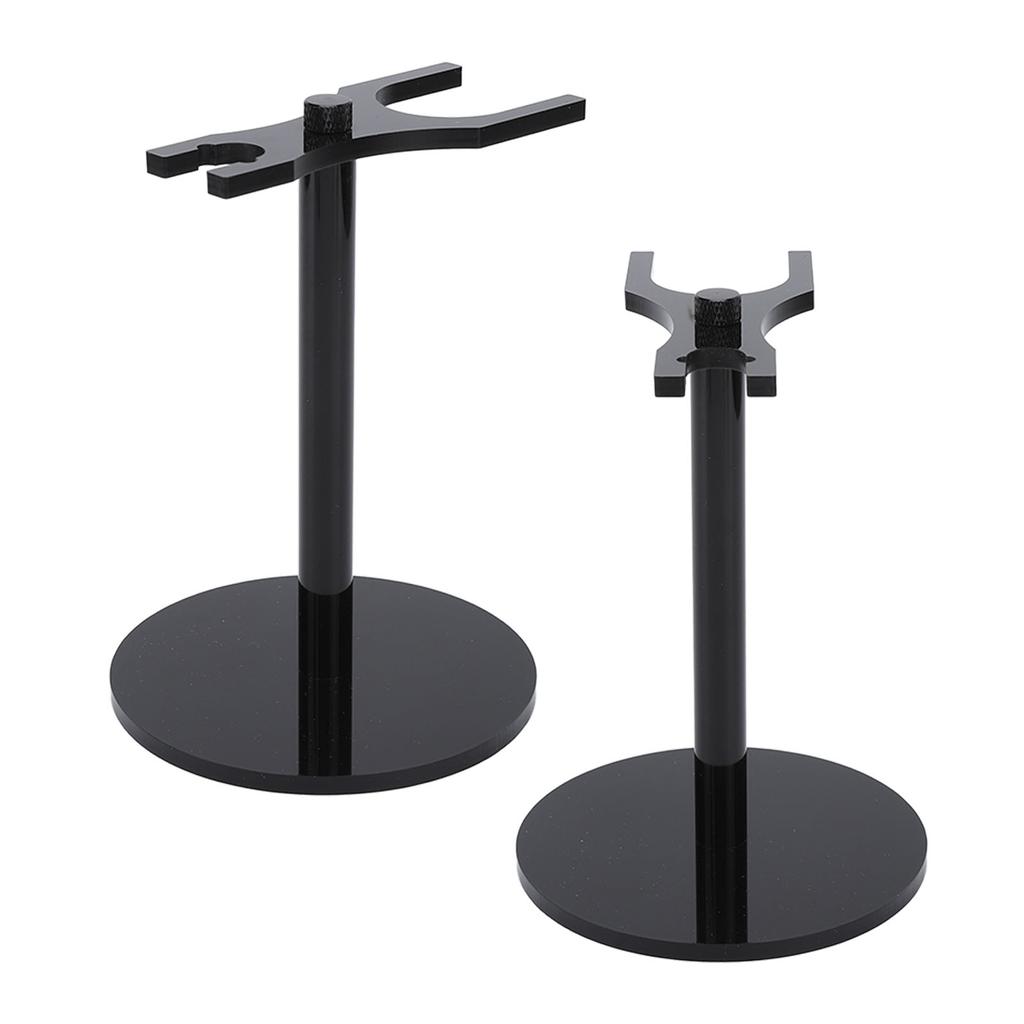 Shaver Holder Convenient Plastic Shaving Brush Stand for Bathroom for Wash Room Black