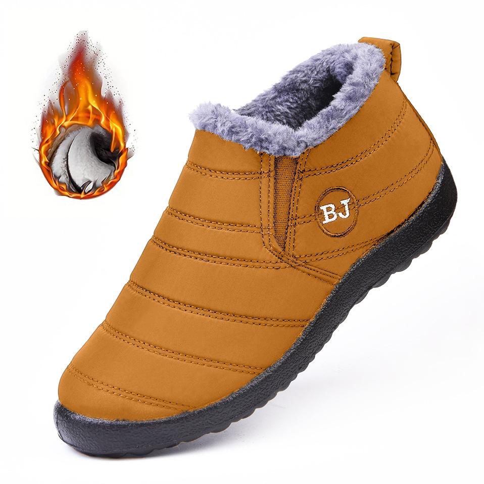 Warm Winter Boots WaterResistant Easy SlipOn Cushioned Sole Fuzzy Minimal Heel Rounded Toe Cozy Lining Insulated Comfy Ideal for Chilly Climates
