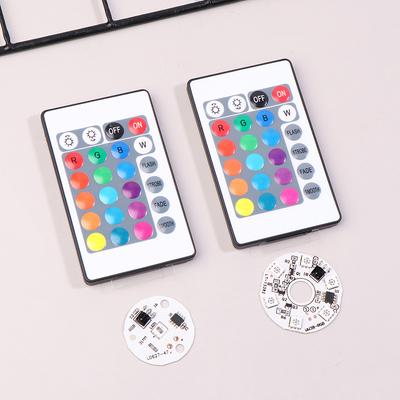 Dc5V низковольтная светодиодная RGB-светильник, 16 цветов, цветная градиентная круглая лампа с пультом дистанционного управления Usb, ночной окружающий свет