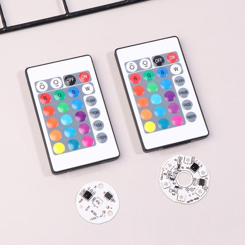 Dc5V низковольтная светодиодная RGB-светильник, 16 цветов, цветная градиентная круглая лампа с пультом дистанционного управления Usb, ночной окружающий свет