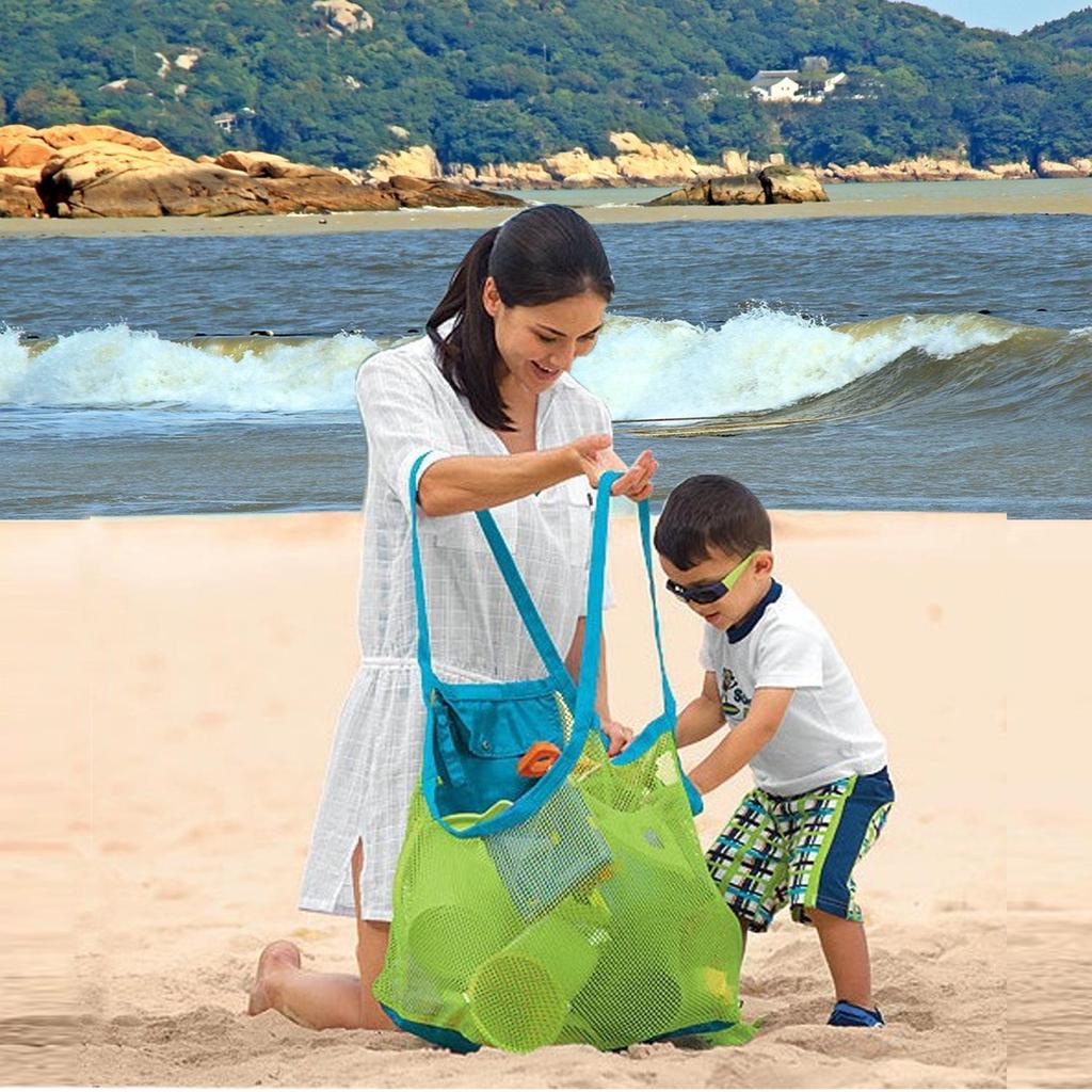 Children's Beach Sand Toy Mesh Storage Bag