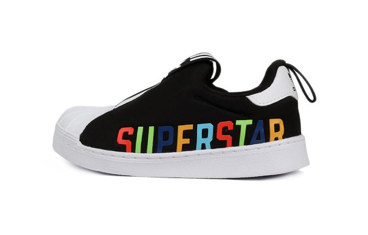 Adidas Originals Superstar 360 X Abrasion Resistant Low top Toddler Shoes Black White Infant And Toddler FV7232