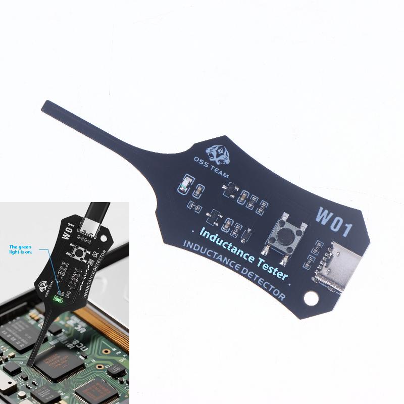 1 шт. Материнская плата детектора Индукционная катушка Инструмент для быстрой проверки детектора Для ремонта ПК Электромагнитная проверка Тестер индуктивности