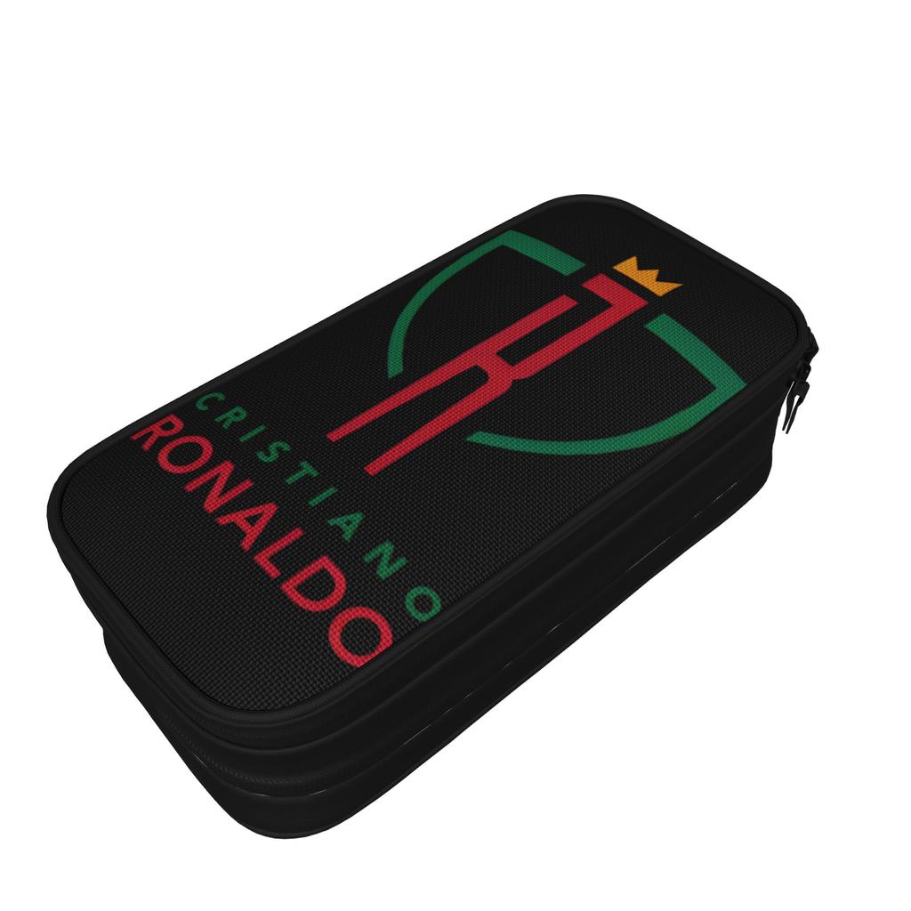 Fun Pencil Cases Ronaldos Pencilcases for Student Large Storage Bag School Supplies Gifts Stationery