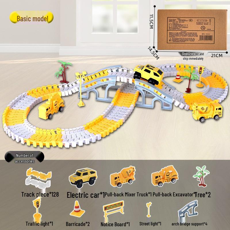 Сделай сам изменяемый трековый автомобиль: Детская образовательная игрушка «Электротехника»