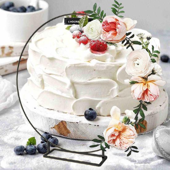 Ornament Multi-use Excellent Sturdy Wreath Hoop Ring Party Table Centerpiece Metal Wreath Hoop