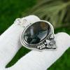 Sterling Silver Bloodstone Gemstone Handcrafted Mother Wedding Pendant Jewelry