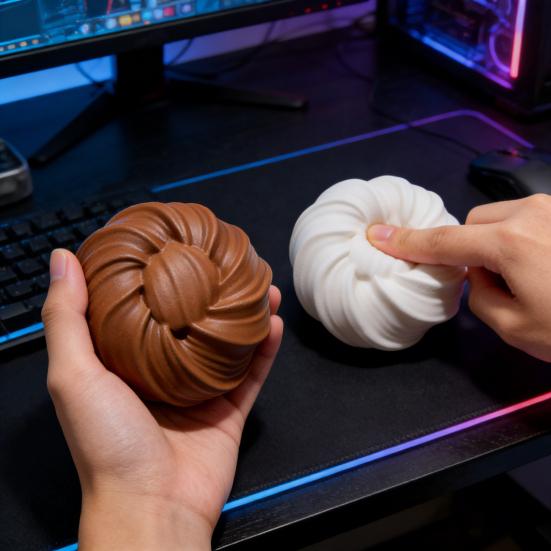 Игрушка с медленным возвратом Мягкая сжимаемая игрушка для снятия стресса Портативная игрушка-помощник для концентрации во время учебы Гаджет-фиджет для поездок на работу для детей и взрослых