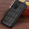 Оригинальный чехол из кожи крокодила для Samsung Galaxy S26 S25 S24 Ultra S23 S22 Plus S26Ultra A57 A56 A55 5G Задняя крышка