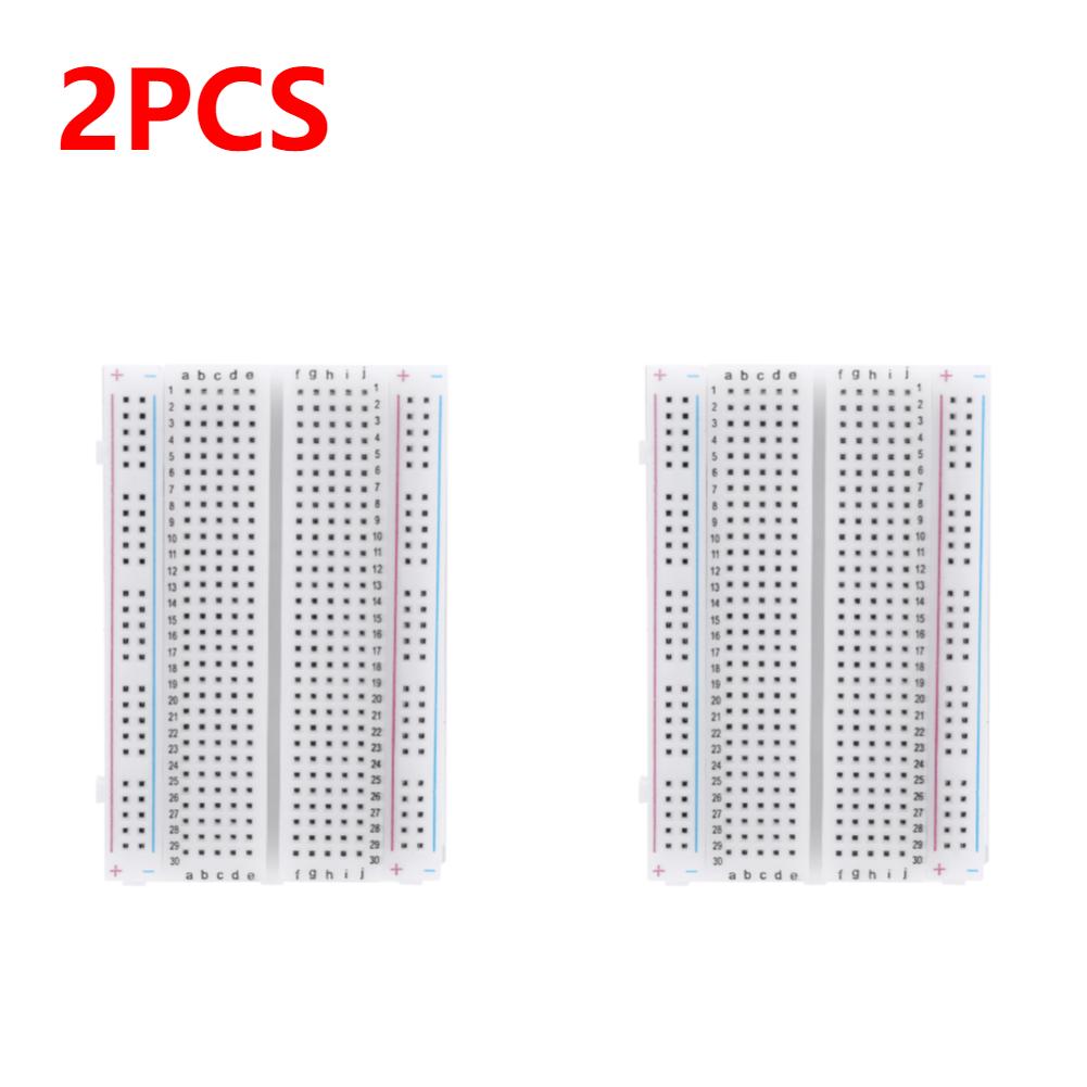 1-10X 400 Tie Points Solderless PCB Breadboard Mini Universal Test Protoboard DIY Bread Board for Bus Test Circuit Board