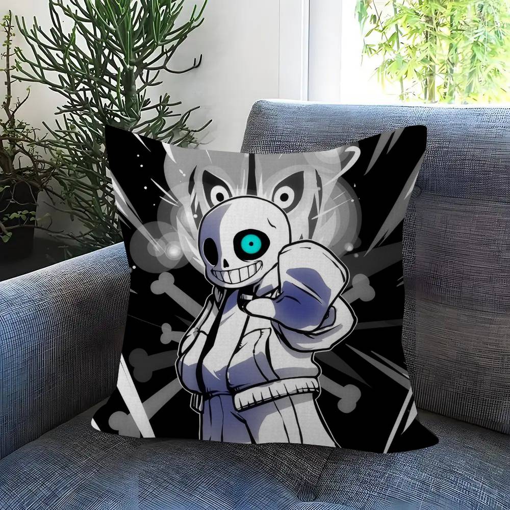 Милая Подушка Hundertale SansW Подарок Декор для Дома и Офиса Подушка для Спальни Дивана Автомобиля Наволочка