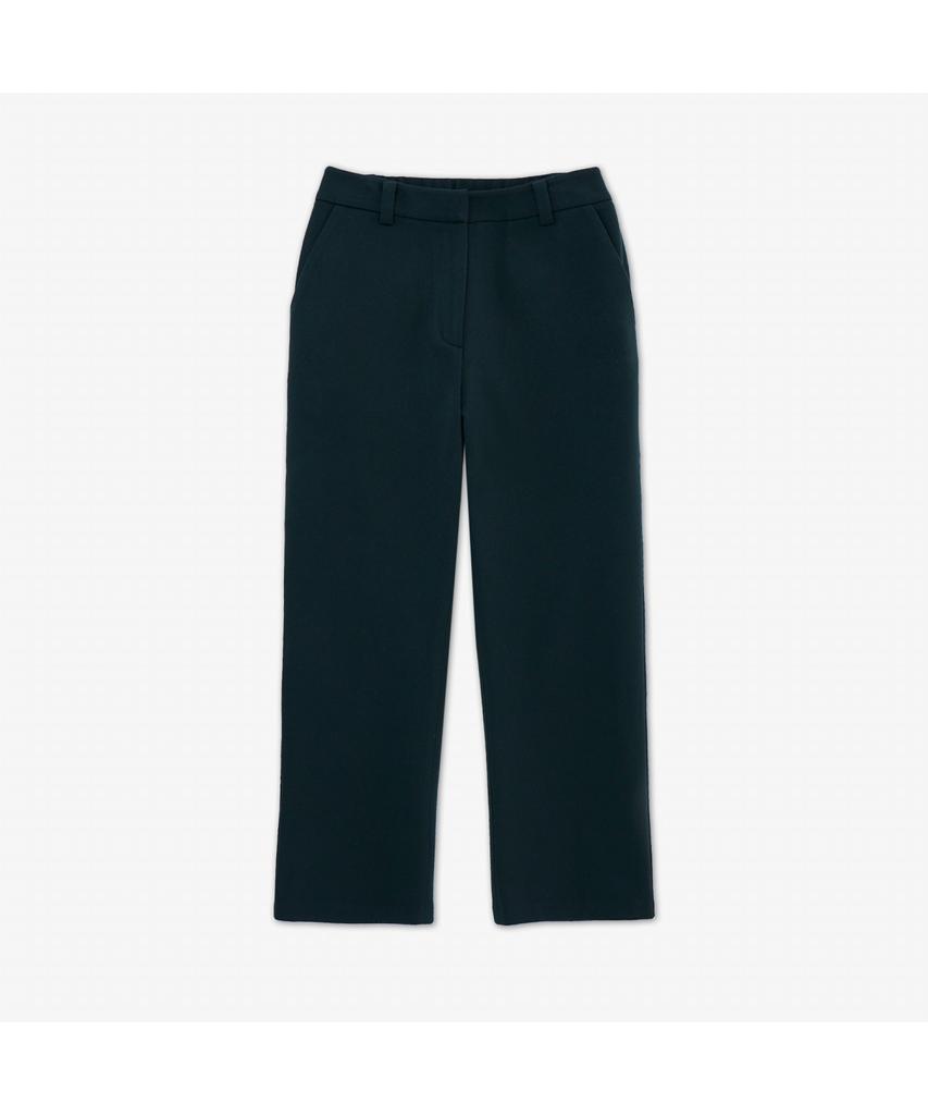 LACOSTE Женские прямые фланелевые укороченные брюки Hf671E-55N Yzp
