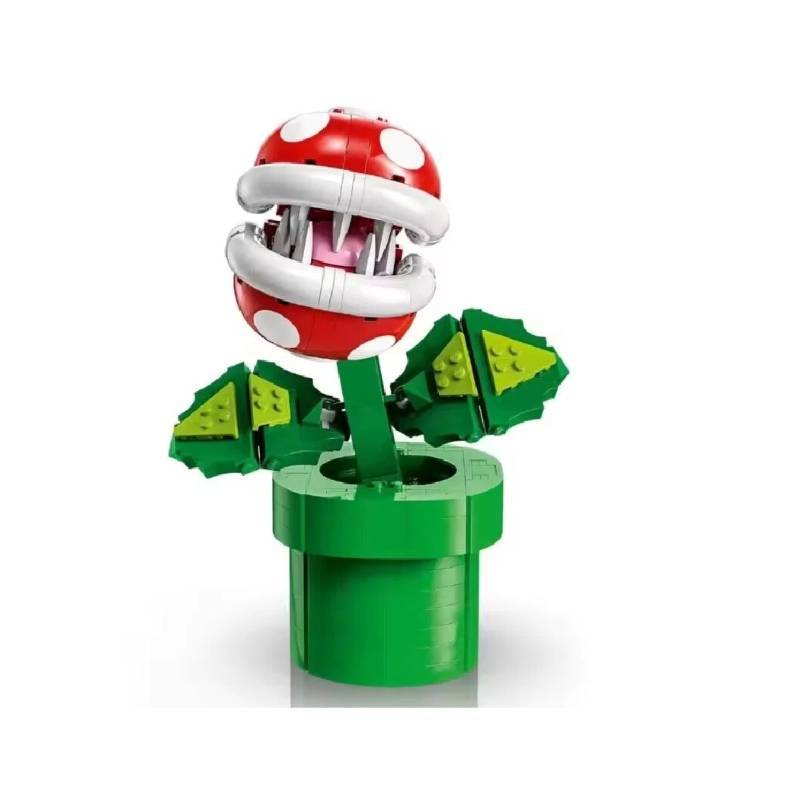 Super Mario Carnivorous Plant Building Kit With Plastic Bricks For Creative Kids Play