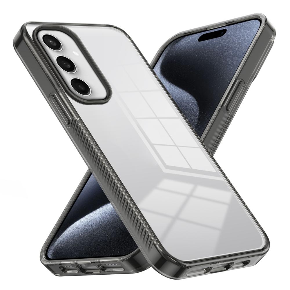 KEYSION Прозрачный чехол для Samsung S24 Ultra 5G S23 FE ТПУ+ПК Противоскользящий Прозрачный Ударопрочный Чехол для телефона для Galaxy S23 S22 Ultra