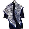 1 Pack Ladies' Korean Style Small Square Silk Scarf Retro Fashion Versatile Printed Professional Neck Scarf