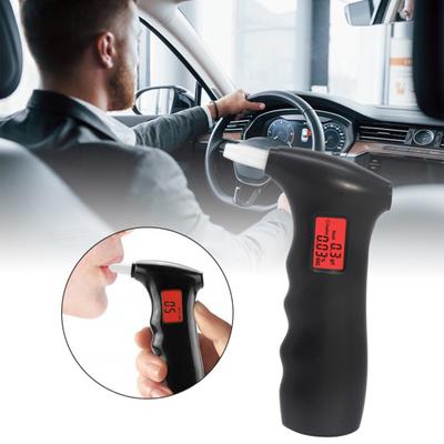 Профессиональный точный алкотестер с ЖК-цифровым дисплеем, тестер алкоголя, портативный цифровой алкотестер с 5 мундштуками