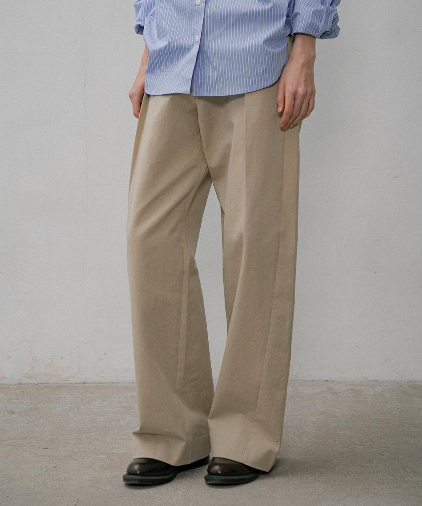 Siyajyu Sipt7151 Зауженные chinos с одной складкой_Бежевый