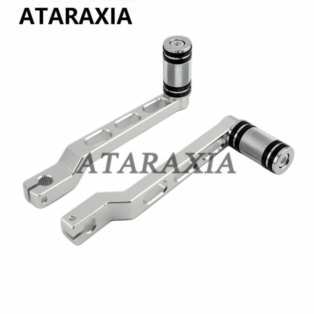 Мотоциклетная педаль, рычаг переключения передач с пяткой и носком, рычаг переключения передач для Harley Electra Tour Glide FLHT Road King Fatboy 90-16, подставка для ног