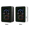 10 In 1 Air Quality Monitor Type-C Charging Gas Detector LCD Screen Carbon Dioxide Airs Tester for Home/Car/Plant/Pet/Hotel