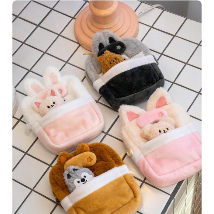 Stray Kids [ОСТАНОВИТЕСЬ в Нашем Маленьком Домике] SKZOO СЕКРЕТНЫЙ ПЛЮШЕВЫЙ МИКРО Спящий Вариант