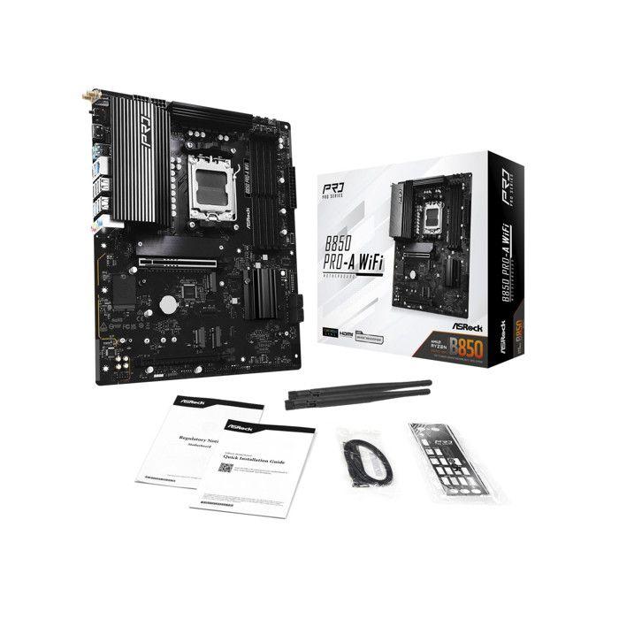 Carte Mère - ASROCK - B850 Pro-A - WiFi - Socket AM5 - 1 Processeur Max