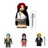 Набор из 15 пиратских строительных блоков One Piece: Чоппер, Луффи, Зоро, Робин, Фрэнки и другие!