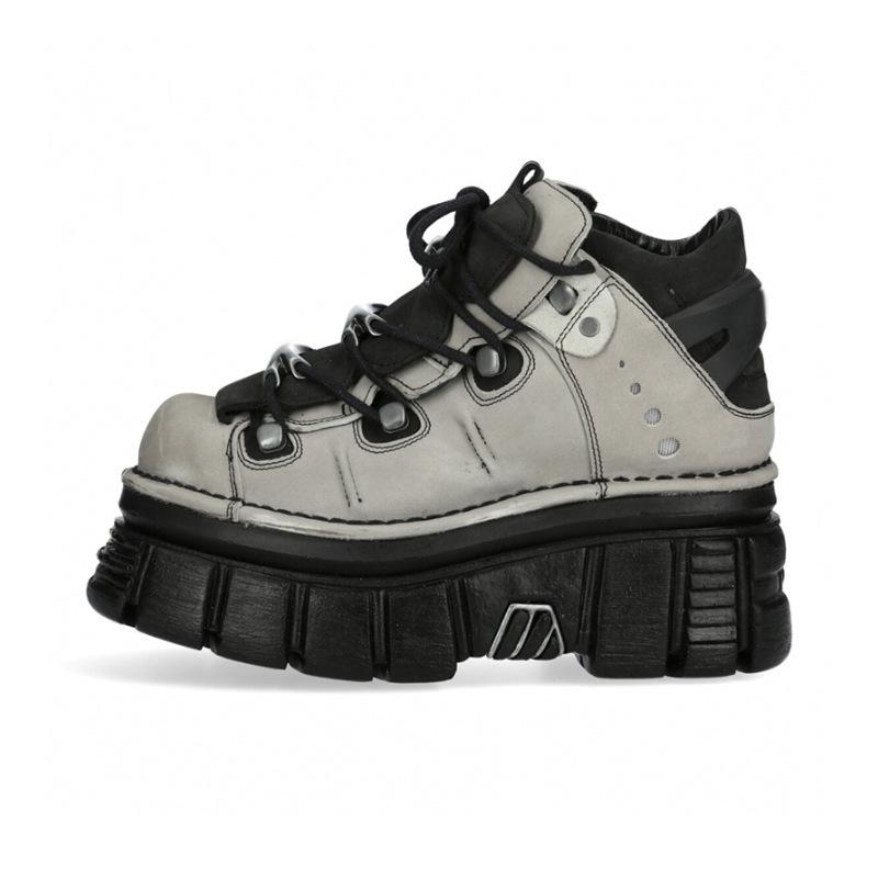 Женские кроссовки в стиле панк, туфли на платформе, женские криперы, женские повседневные туфли на плоской подошве с металлическими украшениями и толстой подошвой, женские теннисные туфли 45