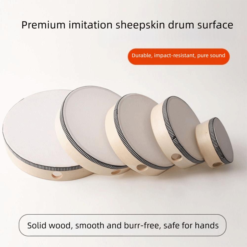 Ручной перкуссионный инструмент Деревянная рама Музыкальный инструмент Игрушка Бубен Детский барабан Создать