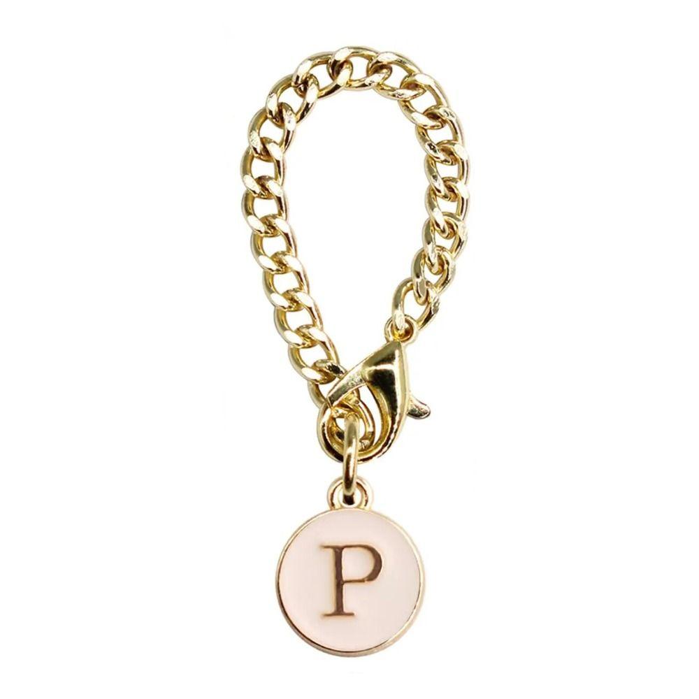 Белый/Черный Цепочка-ручка для чашки для воды Персонализированный Шарм-ручка Креативный Шарм с буквой для чашки Чашки