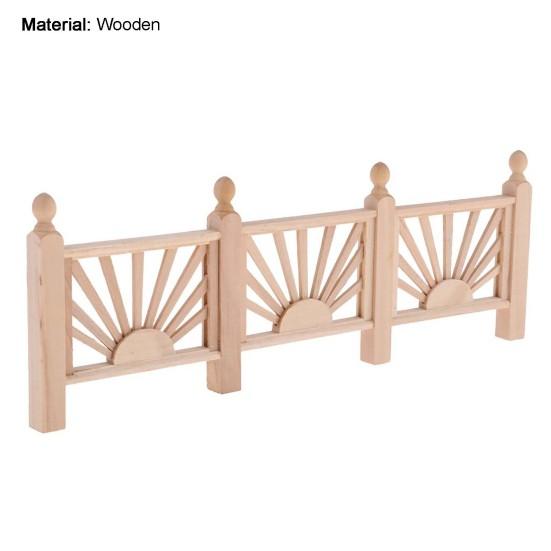 Красивая модель сцены с высокой имитацией в масштабе 1/12, мини-деревянное ограждение для ролевой игры