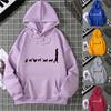 Loose Sweater Women's Print New Autumn and Winter Hooded Top Trend Implementation Hoodie Jacket
