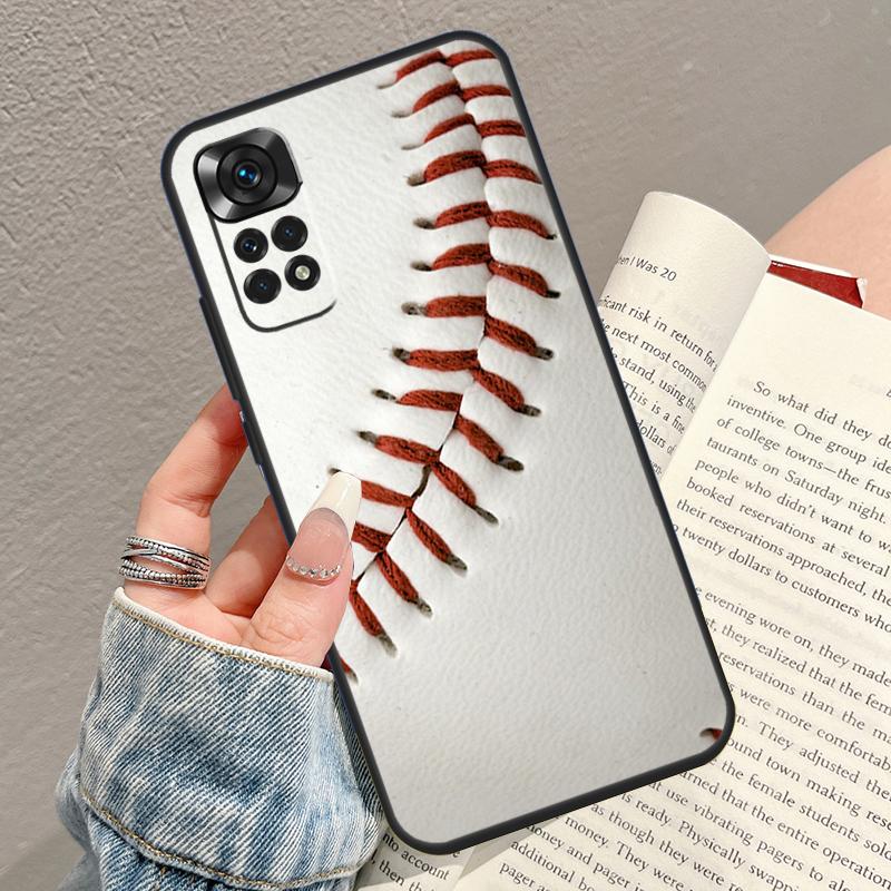 Love Baseball Sport Case For Xiaomi Redmi Note 10 Pro 8 9 10 11 12 Turbo 9S 10S 11S 12S Redmi 10C 9C 12C Funda