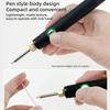 USB Soldering Iron Pen 650mah Soldering Welding Iron LED 510 Tips Button Battery Tools Kit Preh Q8C2