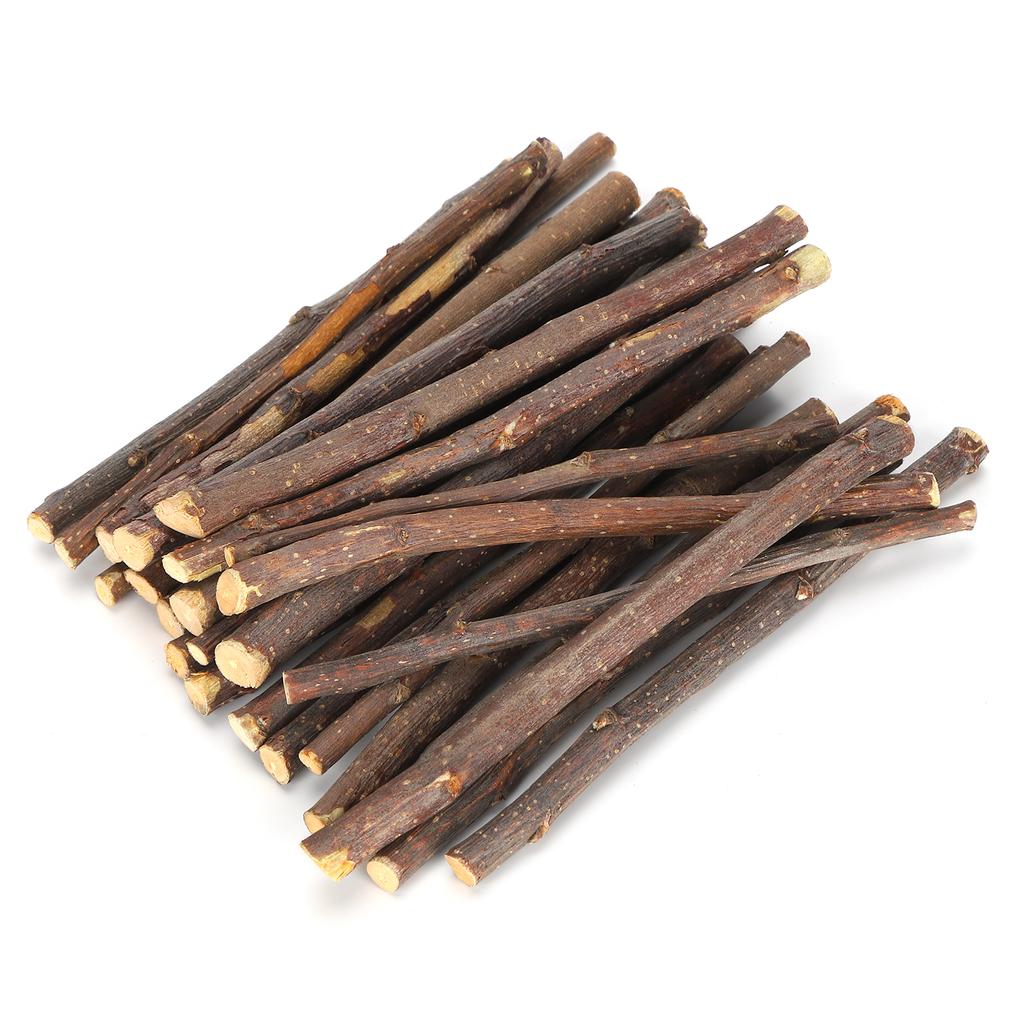 Pet Hamster Natural Applesticks Chew Toys Molar Teeth Grinding Toy for Rabbits Hamster