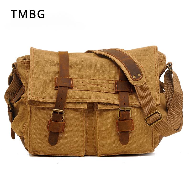 Мужская парусиновая сумка на плечо в стиле ретро, ​​европейско-американский стиль, мужская сумка через плечо, уличный повседневный рюкзак, подарок на день отца