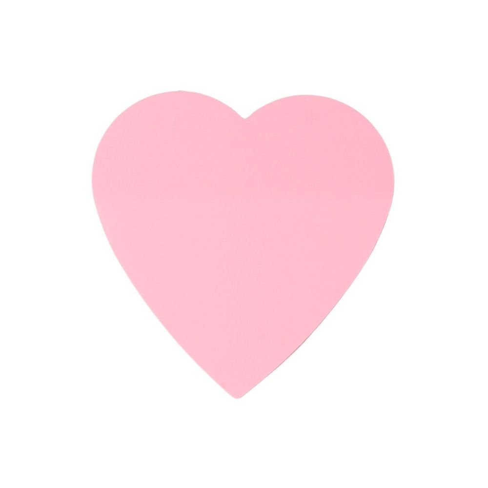 6 упаковок водонепроницаемых полупрозрачных розовых стикеров в форме сердца, блокнот для заметок, планер