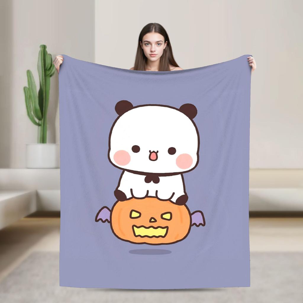 Bubu Dudu Halloween Super Soft Blanket Children Plush Bedding Throws Fashion Couch Bed Flannel Bedspread Sofa Bed Cover