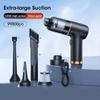 Автомобильный беспроводной пылесос с сильным всасыванием, ручной для влажной и сухой уборки, автоматический пылесос для дома и автомобиля, мини-пылесос двойного назначения, бытовая техника