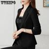 Маленький пиджак, женский весенне-летний универсальный однотонный модный верх, тонкий темпераментный костюм, топы, короткая секция