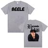 Rap Singer Beele Borondo Album Logo Graphic T-shirt for Men and Women, Harajuku Retro Summer Print 100% Pure Cotton T-shirt