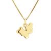 Children's Pendant - LÉA &; ARTHUR - RABBIT Motif - 375 Yellow Gold - Hypoallergenic Jewelry - Prestige Case