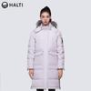 Женская ветрозащитная парка HALTI с 95% гусиным пухом