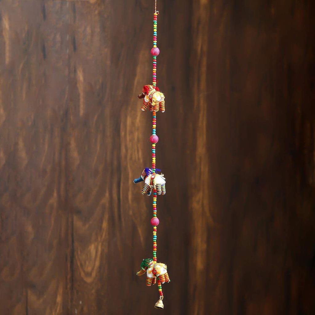 Cotton Door Hanging (Multicolour_4X4X33 Inch)