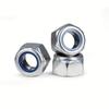 200pcs/box Stainless Steel Nylon Anti-Slip Self-Locking Nuts, Hexagonal Screw Caps for Construction, Maintenance