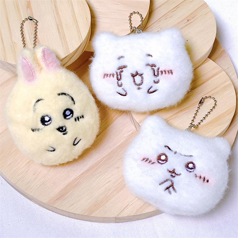 Мультяшный креативный кулон Chiikawa Kawaii Cute Anime Plush Doll Keychain Backpack Decoration Accessories Детские подарки