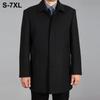 Men Wool Coat Autumn Winter Wool Overcoat Woolen Jacket Male Pea Coat Plus Size 7XL